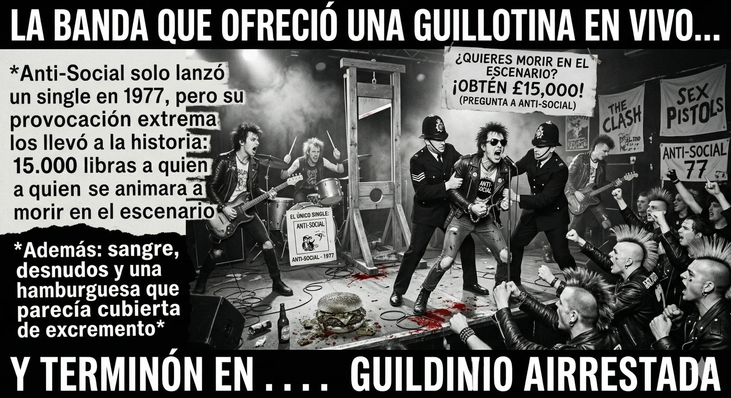 Anti-Social había sido apodado como “el grupo de rock más peligroso del mundo”