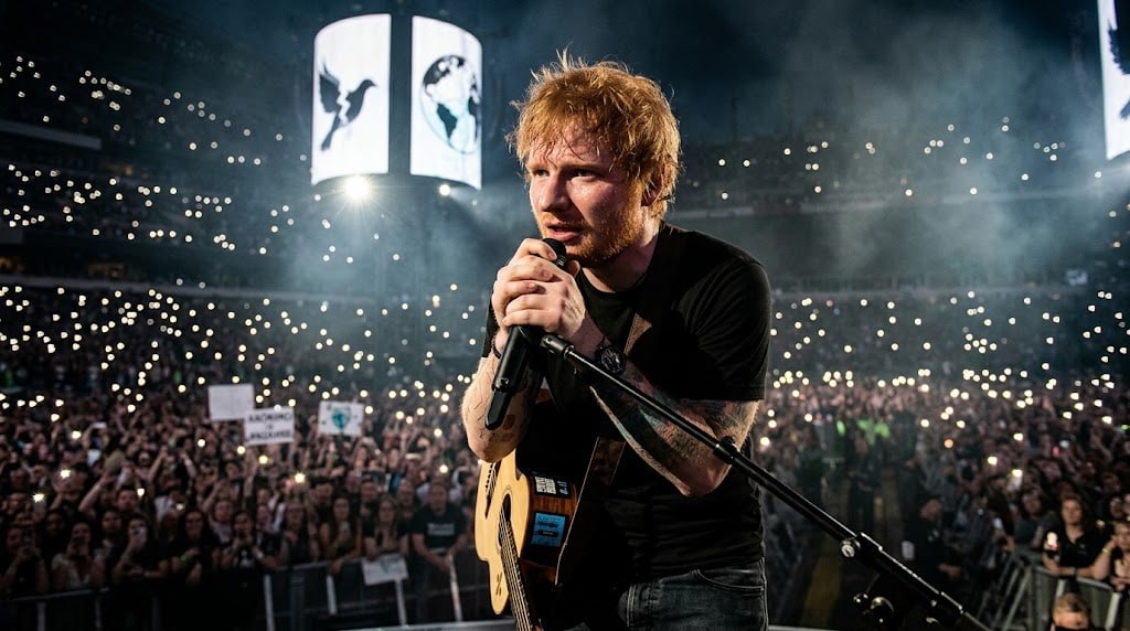 Ed Sheeran estalla contra la crisis en Gaza