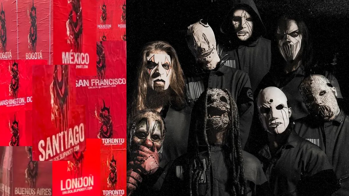 Slipknot desata intriga con carteles y web críptica