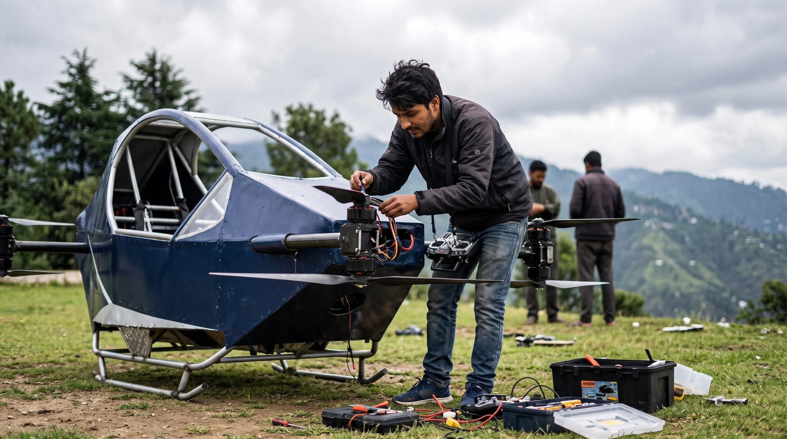 Ravi Tamta: joven inventor construye coche volador sin título de ingeniería