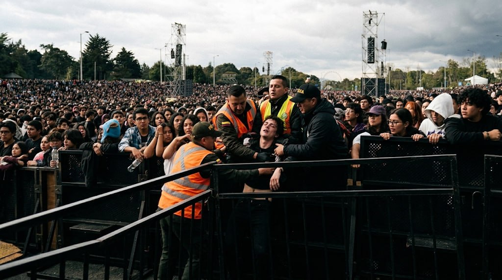 Rock al Parque: aglomeración casi causa tragedia