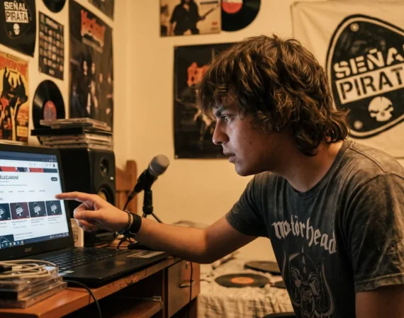 Señal Pirata Radio: youtuber promociona contenido desde 2023