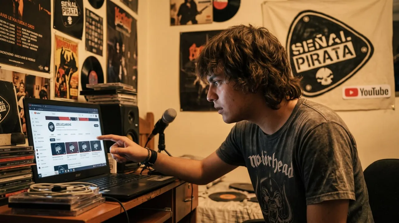Señal Pirata Radio: youtuber promociona contenido desde 2023