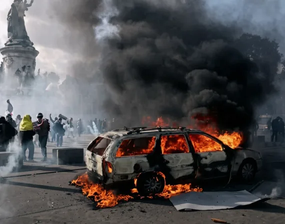 Francia en llamas: 1200 detenidos y 270 comercios saqueados