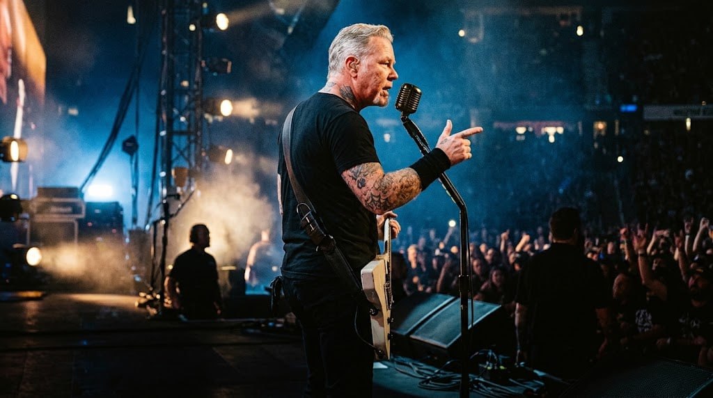 Hetfield: Metallica no hará política en sus shows