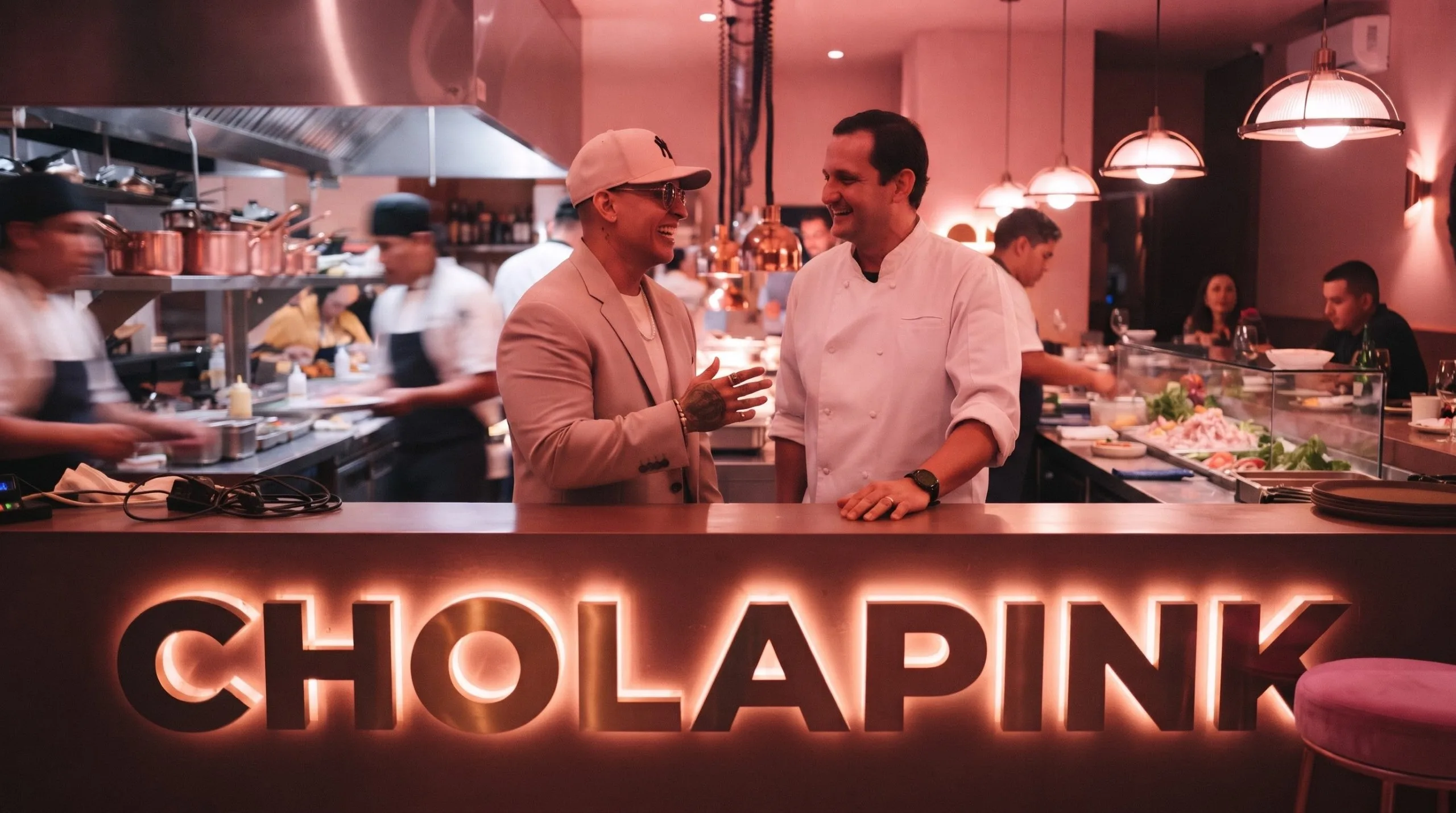Daddy Yankee abre Cholapink en Nueva York con chef peruano Jaime Pesaque