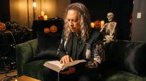 Kirk Hammett de Metallica lee a Edgar Allan Poe en Halloween