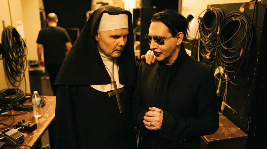 Billy Corgan defiende su amistad con Marilyn Manson por su fe cristiana