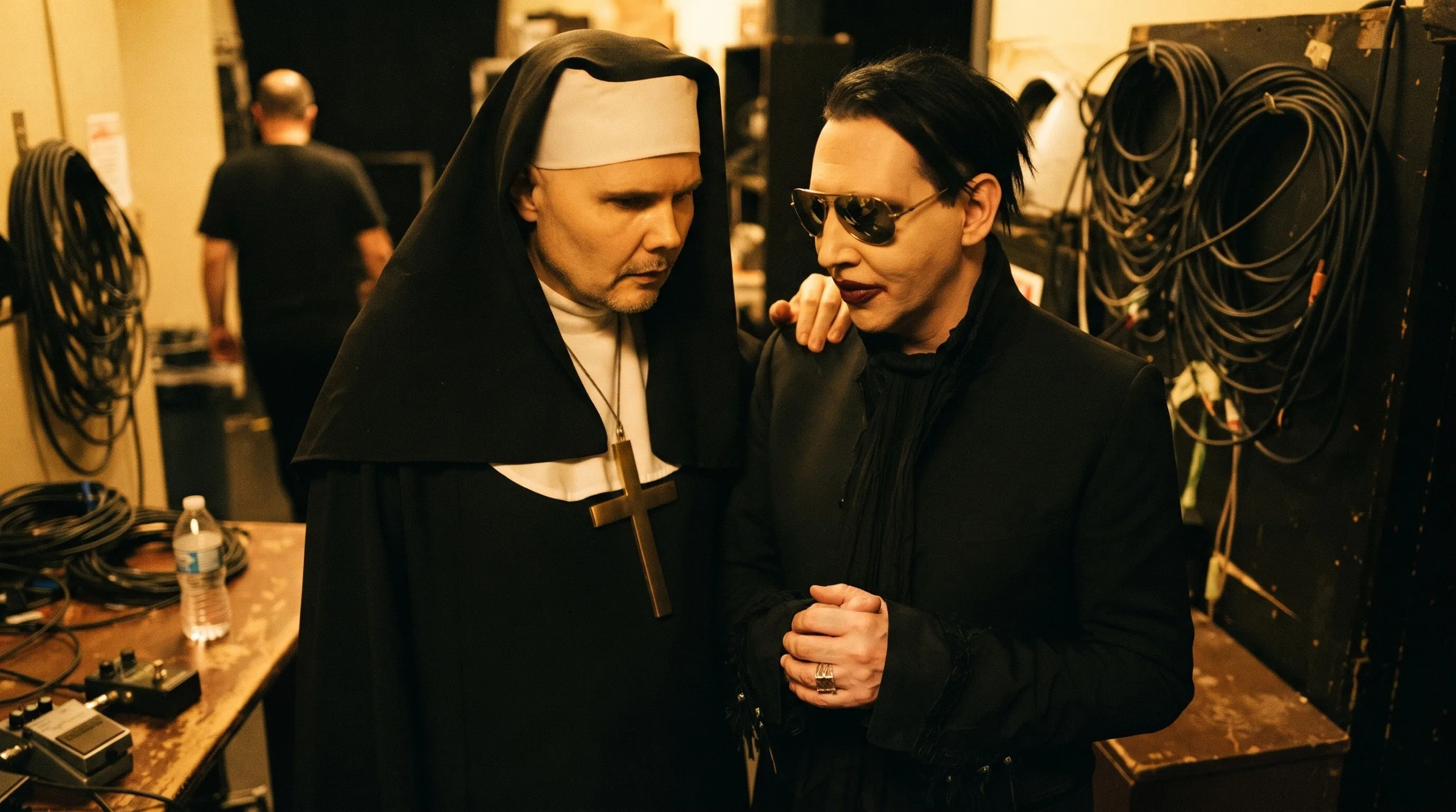 Billy Corgan defiende su amistad con Marilyn Manson por su fe cristiana