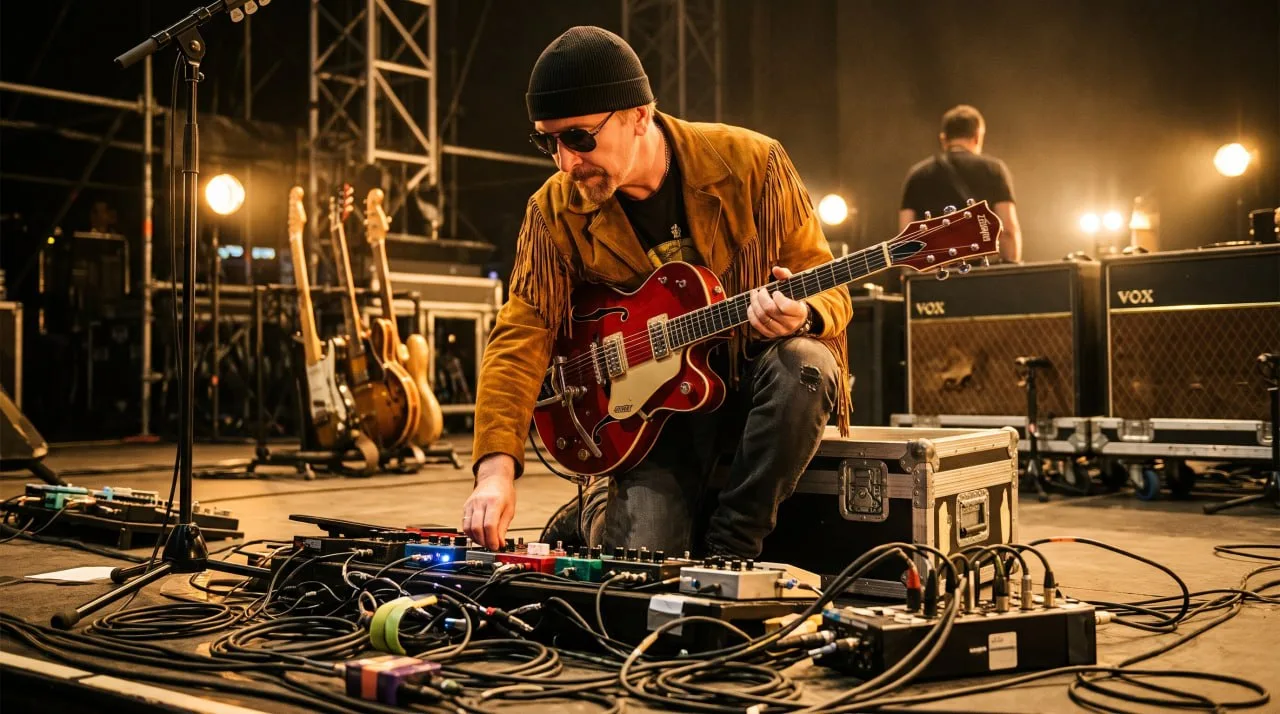 The Edge de U2: ¿cómo encuentró su estilo como guitarrista?